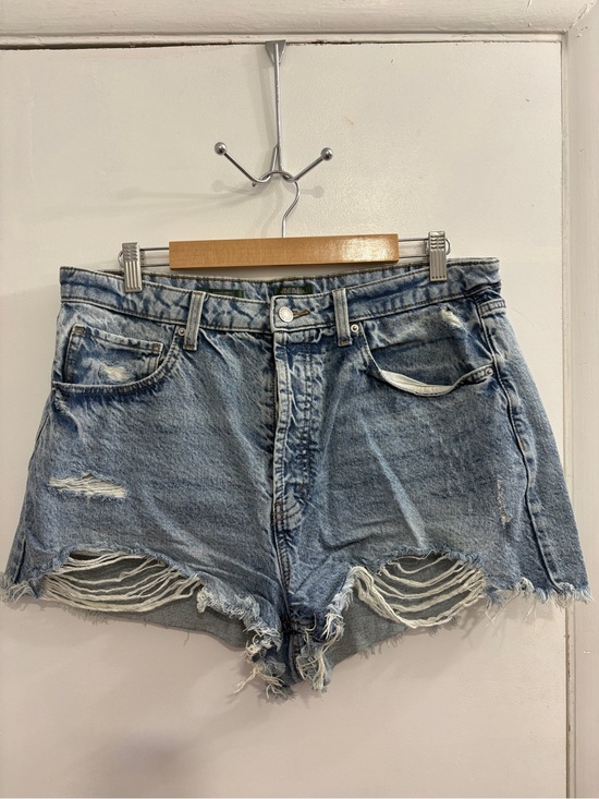 wild fable Pants - Light Blue Distressed Denim Jean Shorts